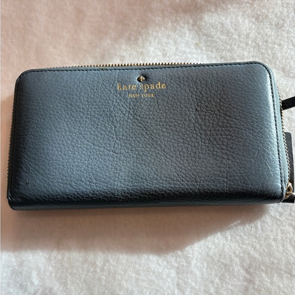 Kate Spade Light Blue Leather Wallet - Picture 1 of 4